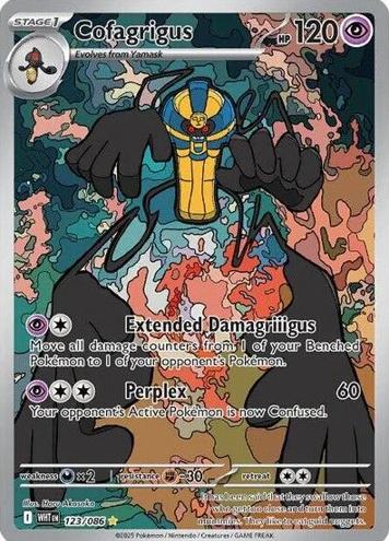 Cofagrigus 2025 Pokemon Scarlet & Violet White Flare