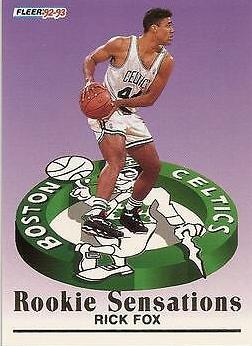 1992 Fleer Rick Fox #4 card