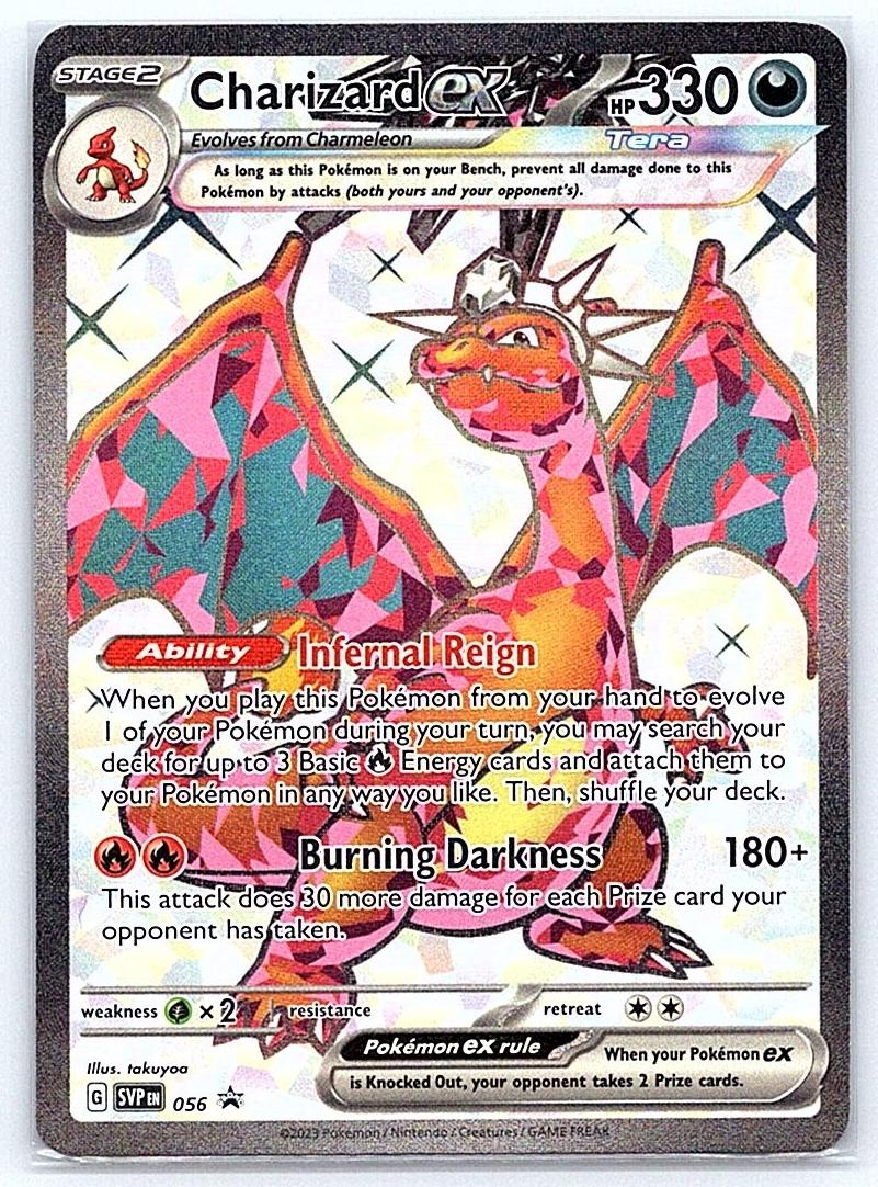 Charizard EX 2023 Pokemon Scarlet & Violet Black Star Promos Premium Collection