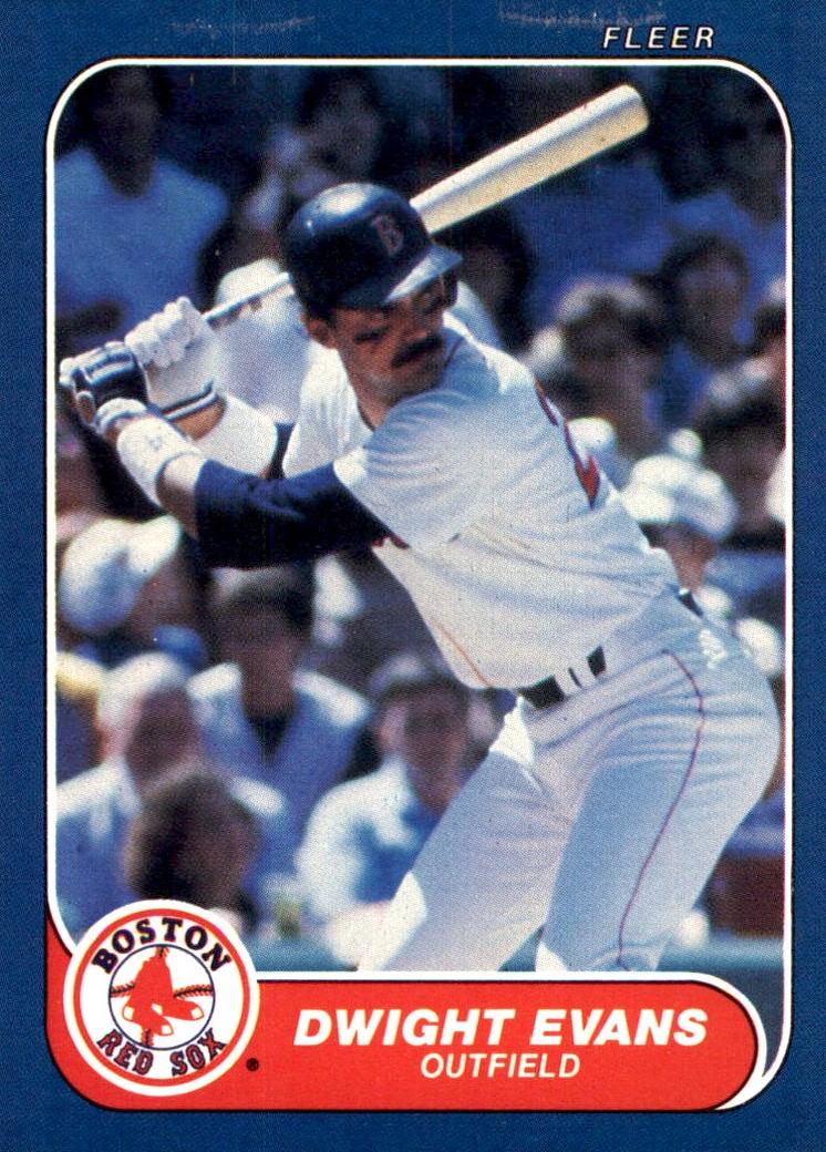 1986 Dwight Evans #348
