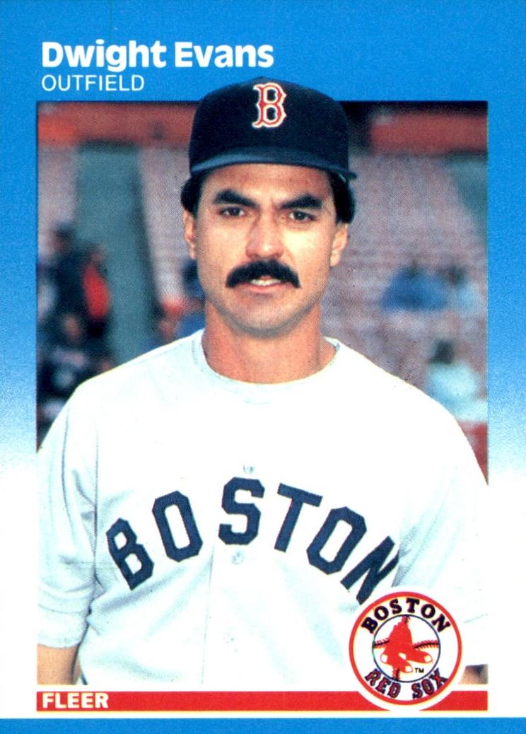 1987 Dwight Evans #34