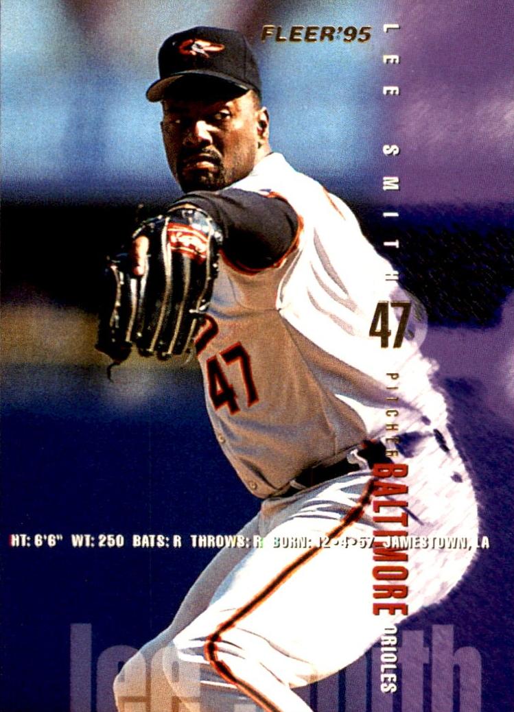 1995 Fleer Lee Smith #21 card