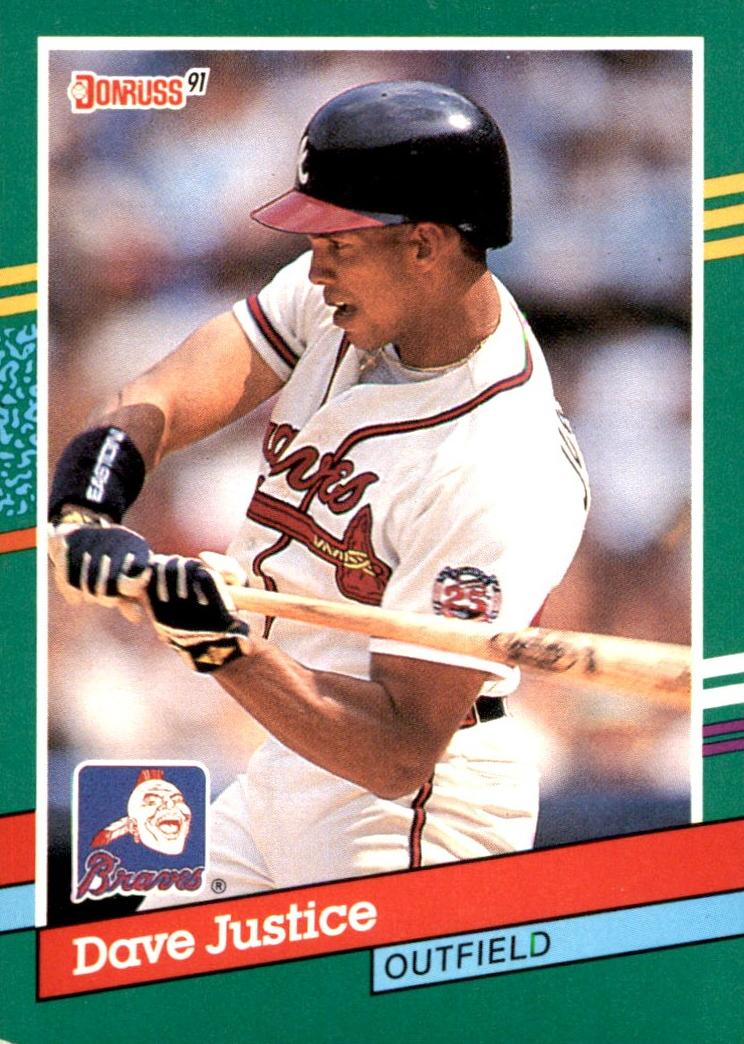 1991 Donruss Dave Justice #548 card