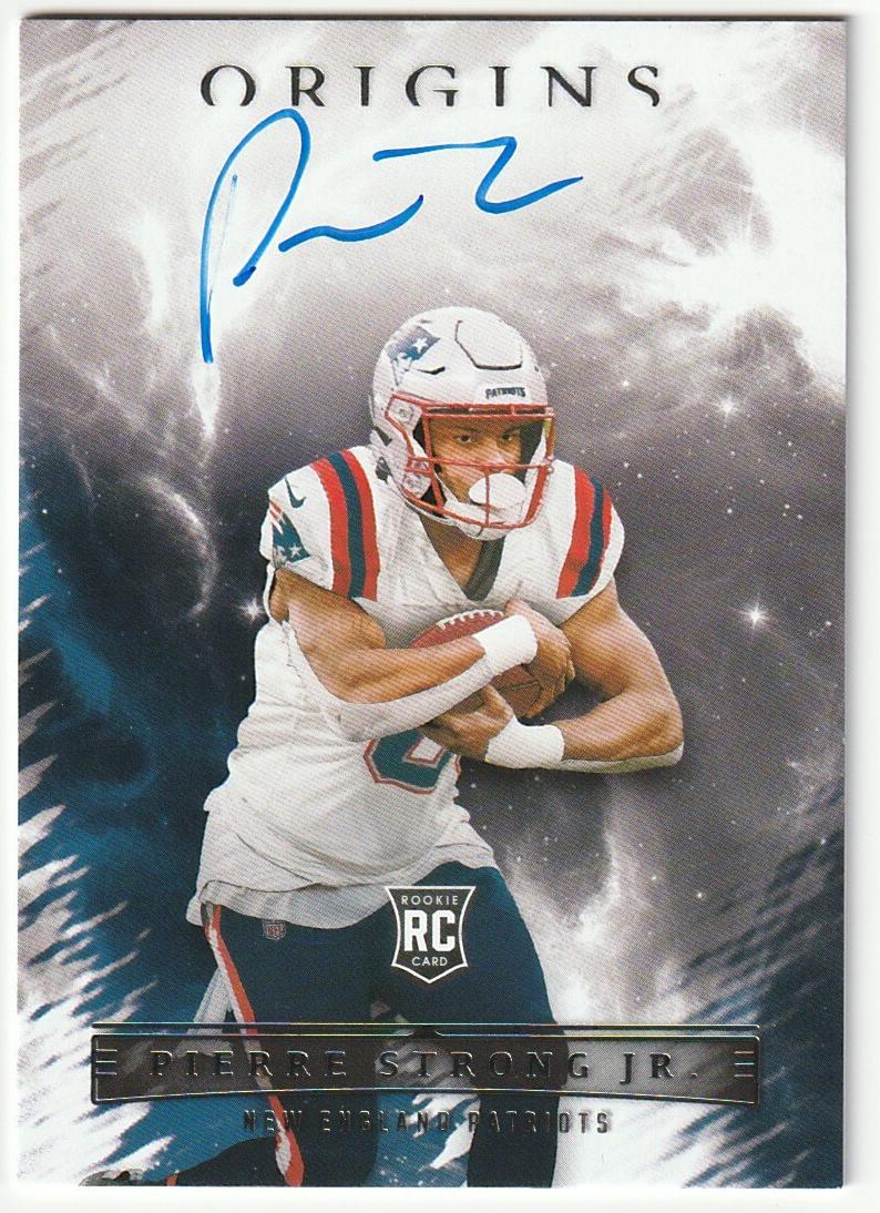 2022 Panini Origins Pierre Strong Jr. #RAU-PST card