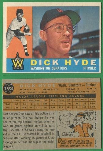 1960 Dick Hyde #193