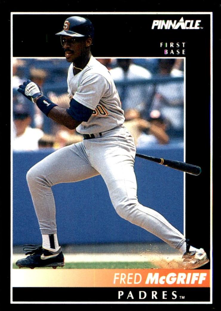 1992 Pinnacle Fred McGriff #112 card