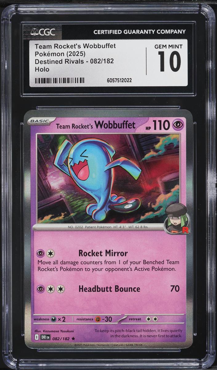 Team Rocket's Wobbuffet 2025 Pokemon Scarlet & Violet Destined Rivals