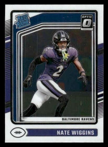 Nate Wiggins 2024 Donruss Optic Football card