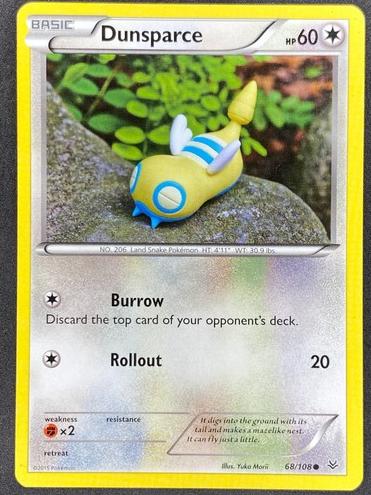 Dunsparce 2015 Pokemon XY Roaring Skies
