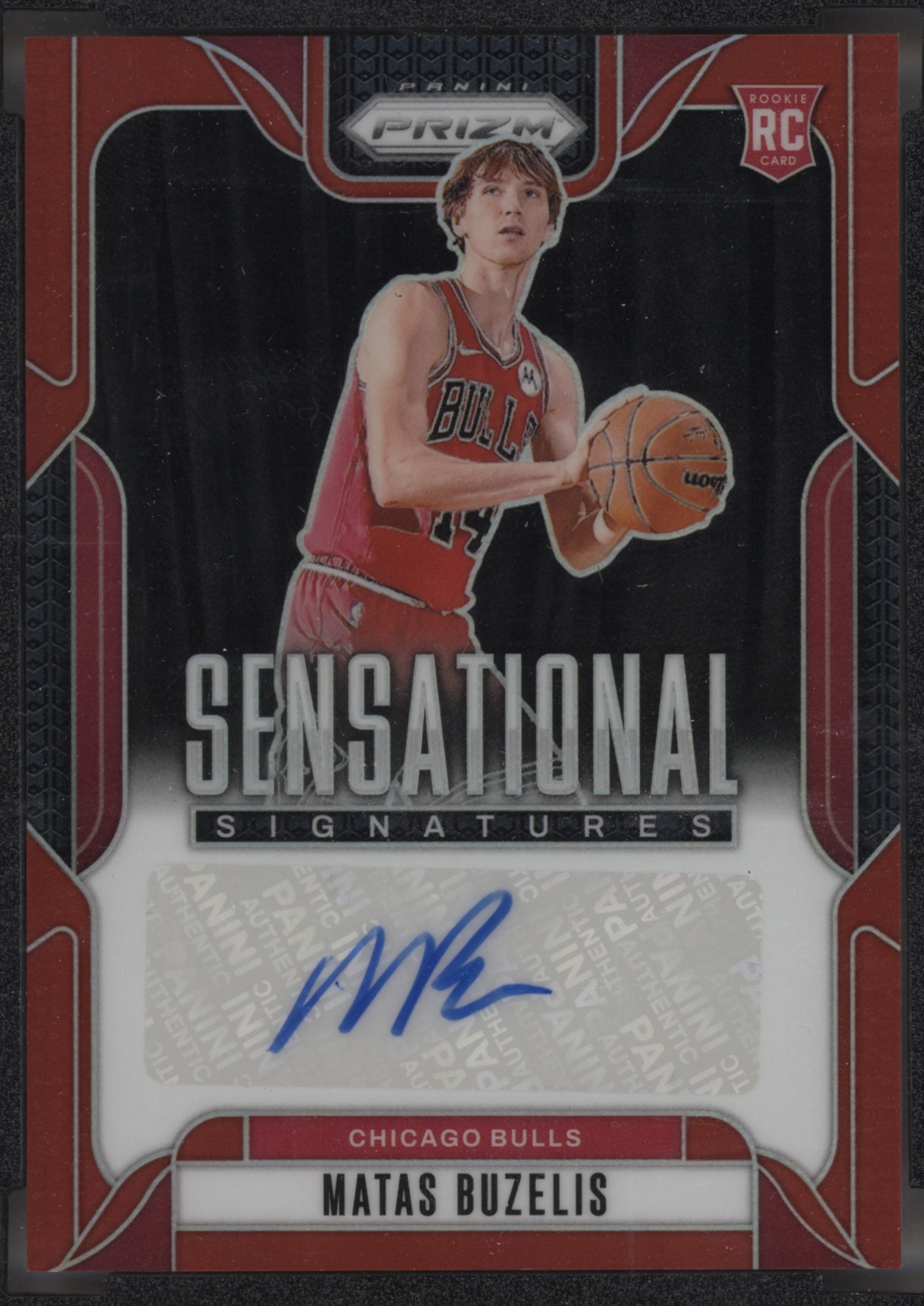 2024 Panini Prizm Sensational Signature Matas Buzelis #SS-MBB card