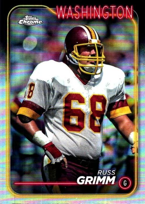 Russ Grimm 2024 Topps Chrome Football card