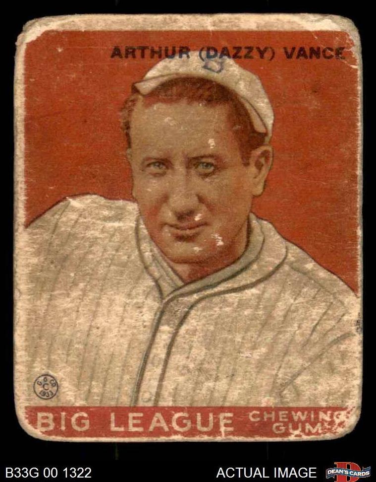 1933 Dazzy Vance #2