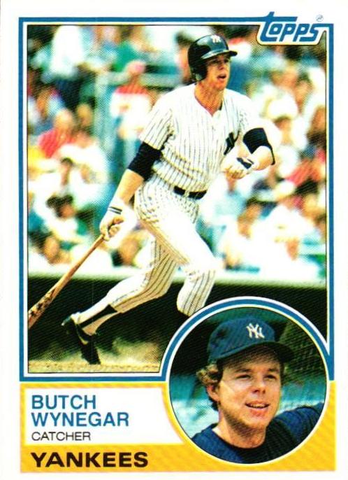1983 Topps Butch Wynegar #617 card