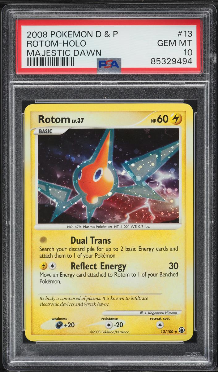 Rotom 2008 Pokemon Diamond & Pearl Majestic Dawn