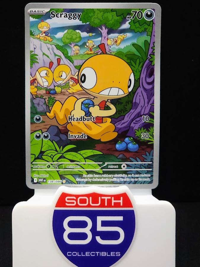 Scraggy 2025 Pokemon Scarlet & Violet White Flare