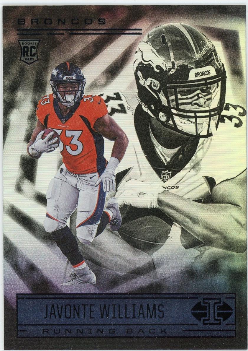 2021 Panini Illusions Javonte Williams #73 card