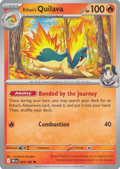 Ethan's Quilava 2025 Pokemon Scarlet & Violet Destined Rivals
