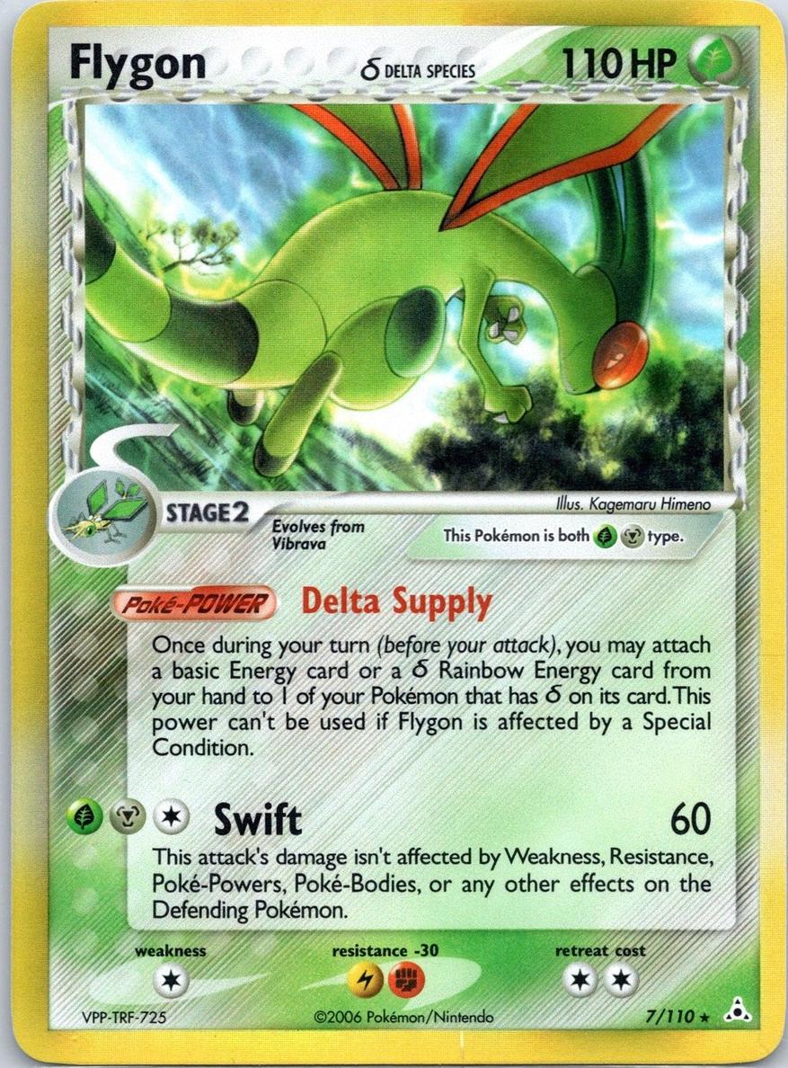 Flygon 2006 Pokemon EX Holon Phantoms