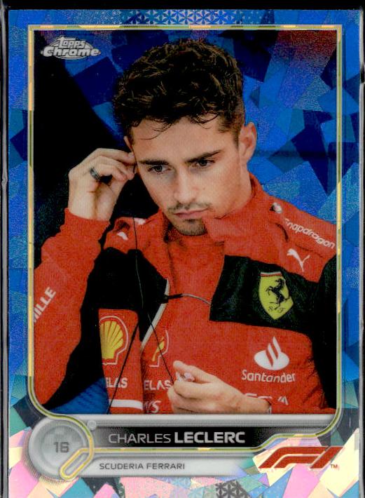 2022 Topps Chrome Sapphire F1 Charles Leclerc #26 card