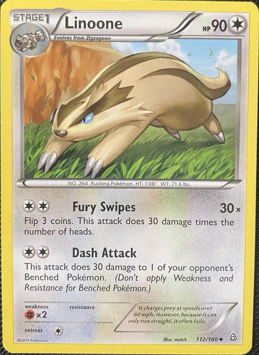 Linoone 2015 Pokemon XY Primal Clash
