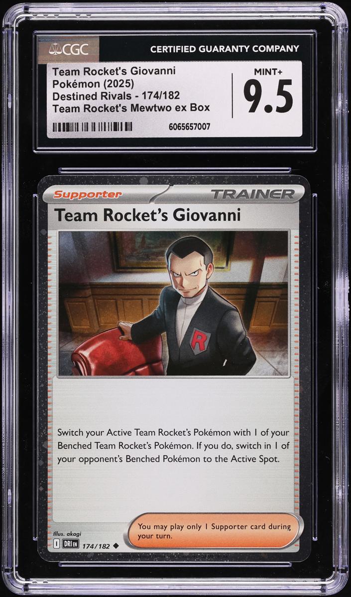 Team Rocket's Giovanni 2025 Pokemon Scarlet & Violet Destined Rivals