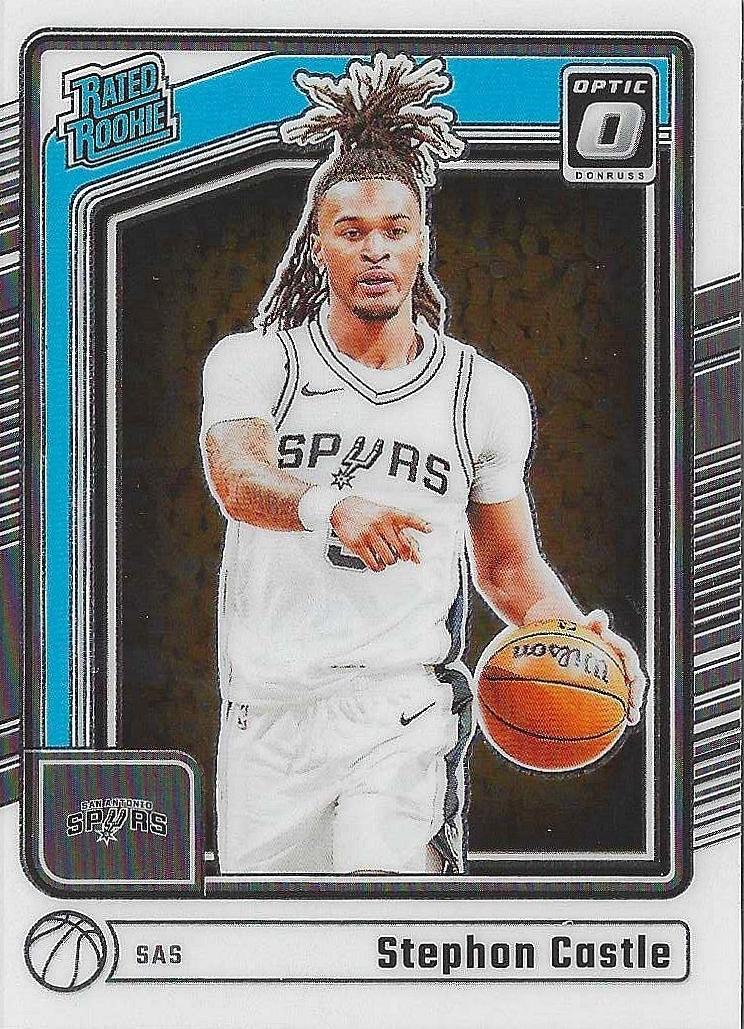 Stephon Castle 2024-25 Donruss Optic Basketball card