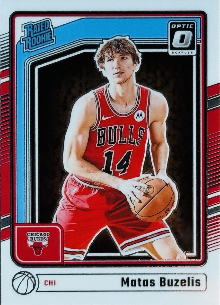 Matas Buzelis 2024-25 Donruss Optic Basketball card
