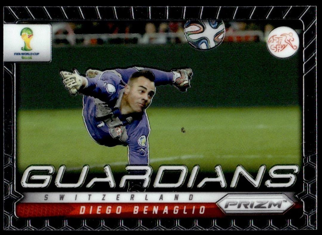 2014 Panini Prizm World Cup Diego Benaglio [Blue & Red Blue Wave] #22 card