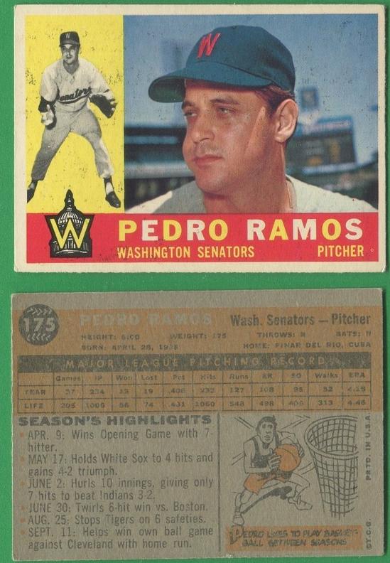 1960 Pedro Ramos #175