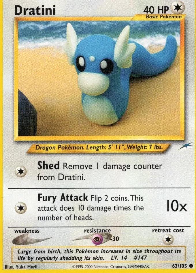 Dratini 2002 Pokemon Neo Destiny