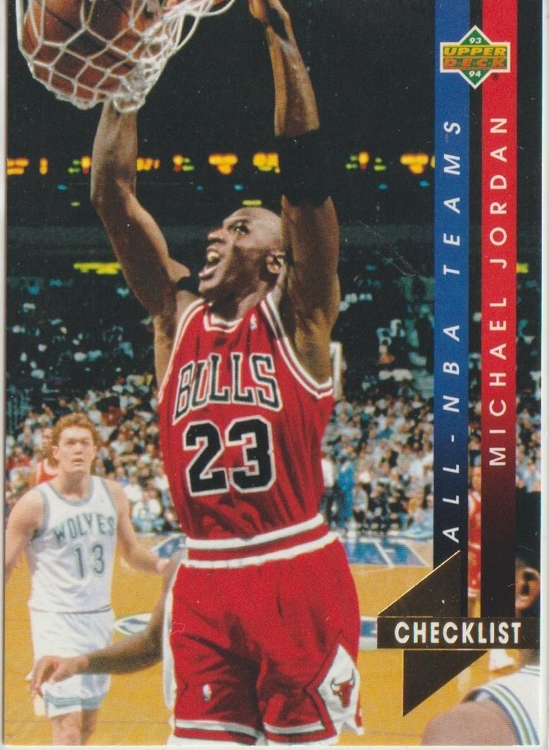 1993 Upper Deck Michael Jordan [Checklist] #AN15 card