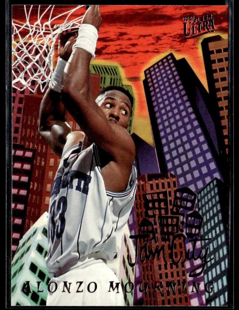 1994 Ultra Jam City Alonzo Mourning #6 card