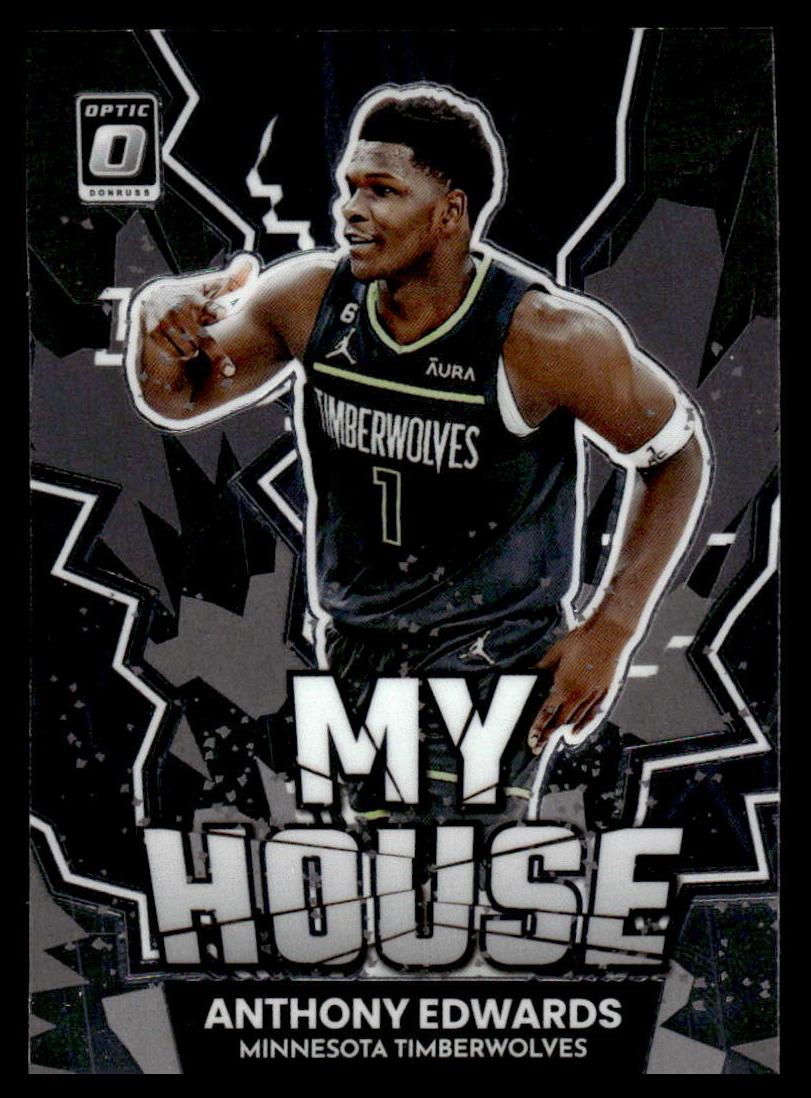 2022 Panini Donruss Optic My House Anthony Edwards #19 card