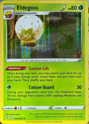 2021 Eldegoss Holo #16