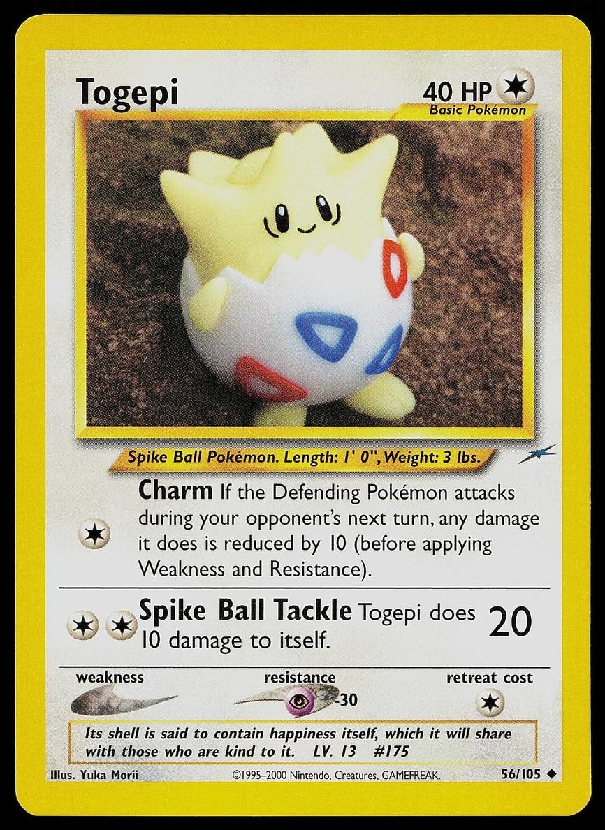 Togepi 2002 Pokemon Neo Destiny