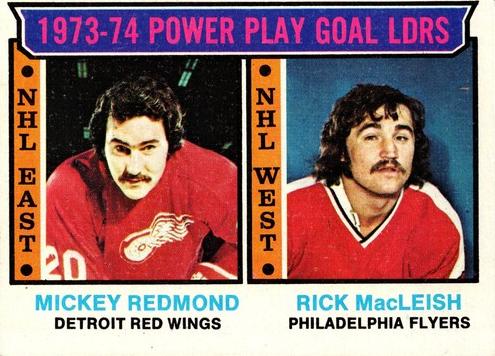 1974 Power Play Goal [Leaders Redmond, MacLeish] #6