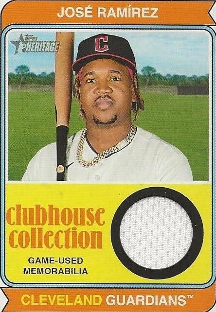 2023 Topps Heritage Jose Ramirez #CCR-JR card