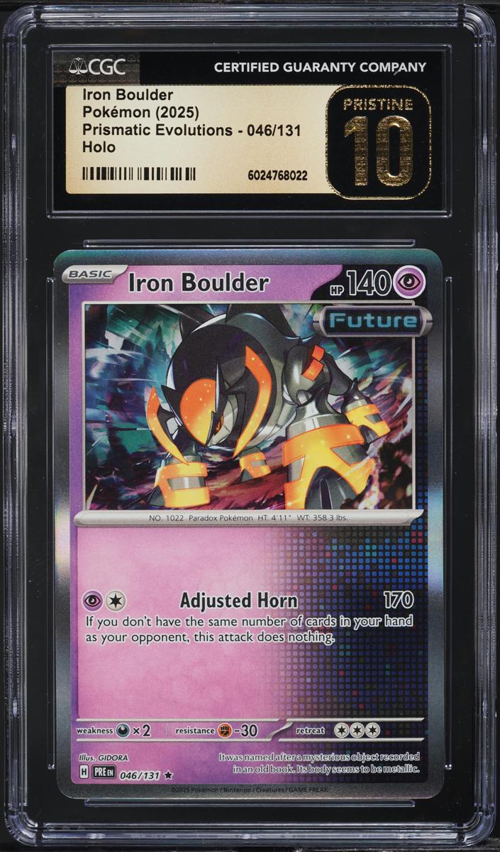 Iron Boulder 2025 Pokemon Scarlet & Violet Prismatic Evolutions