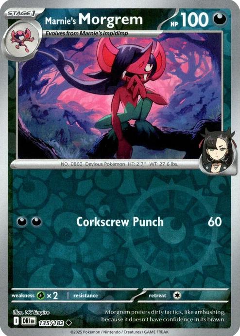 Marnie's Morgrem 2025 Pokemon Scarlet & Violet Destined Rivals