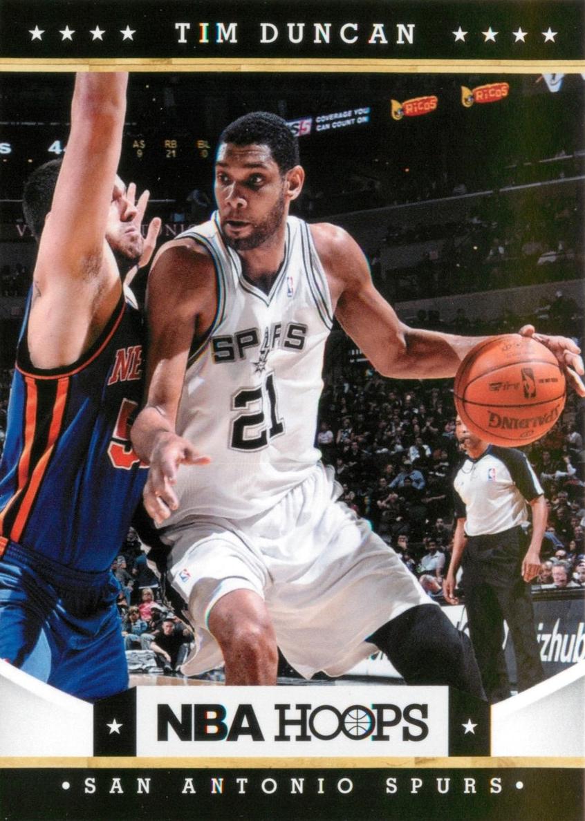 2012 Panini Hoops Tim Duncan #70 card