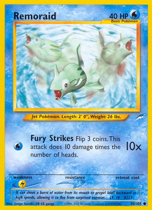 Remoraid 2002 Pokemon Neo Destiny