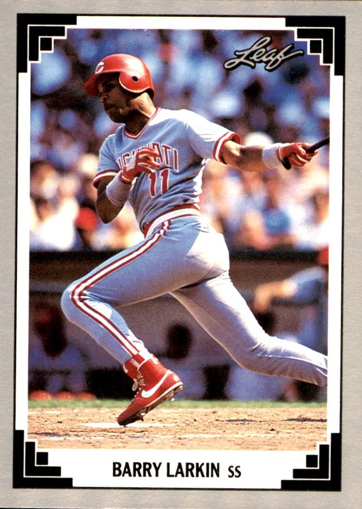 1991 Leaf Barry Larkin #168 card