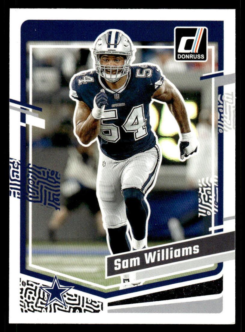 2023 Panini Donruss Sam Williams #80 card