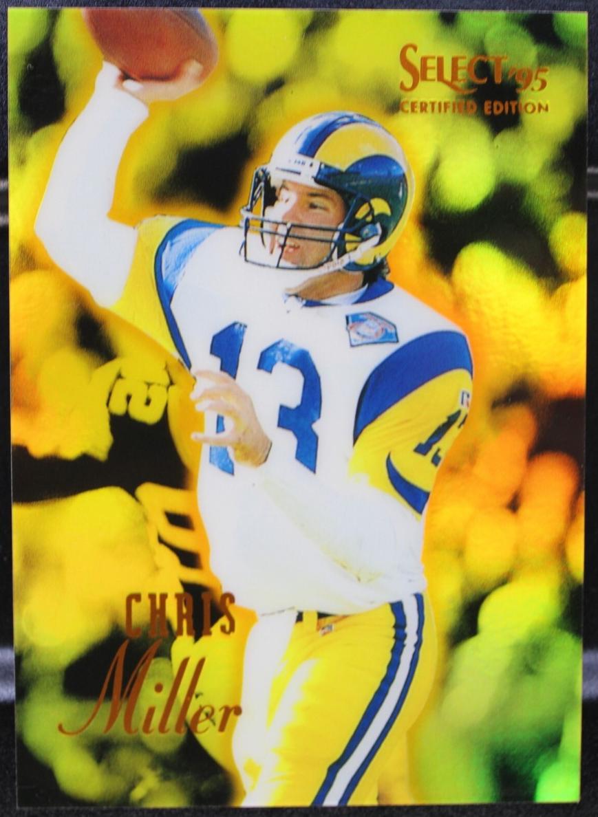 1995 Select Certified Chris Miller #80 card
