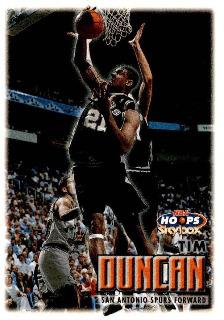 1999 Hoops Tim Duncan #104 card