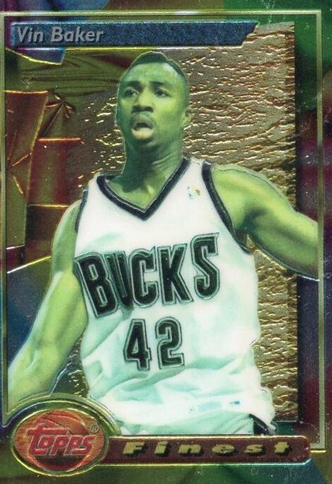 1993 Topps Finest Vin Baker #139 card