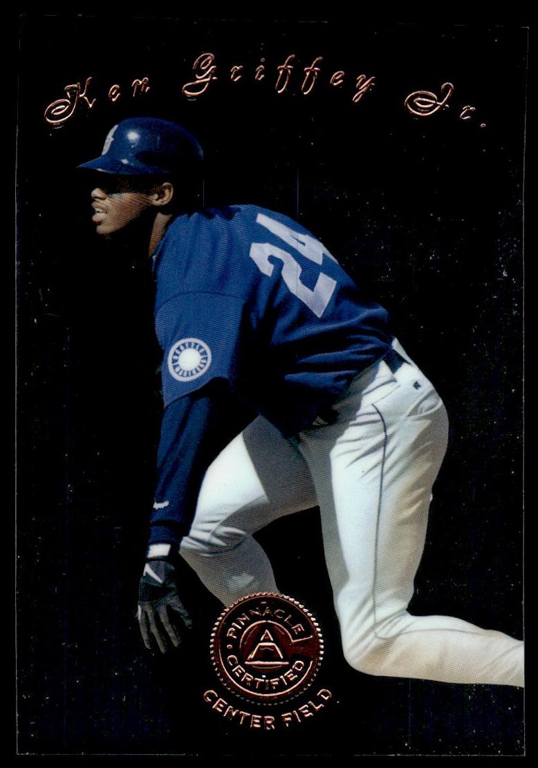 1997 Pinnacle Certified Ken Griffey Jr. [Mirror Blue] #53 card