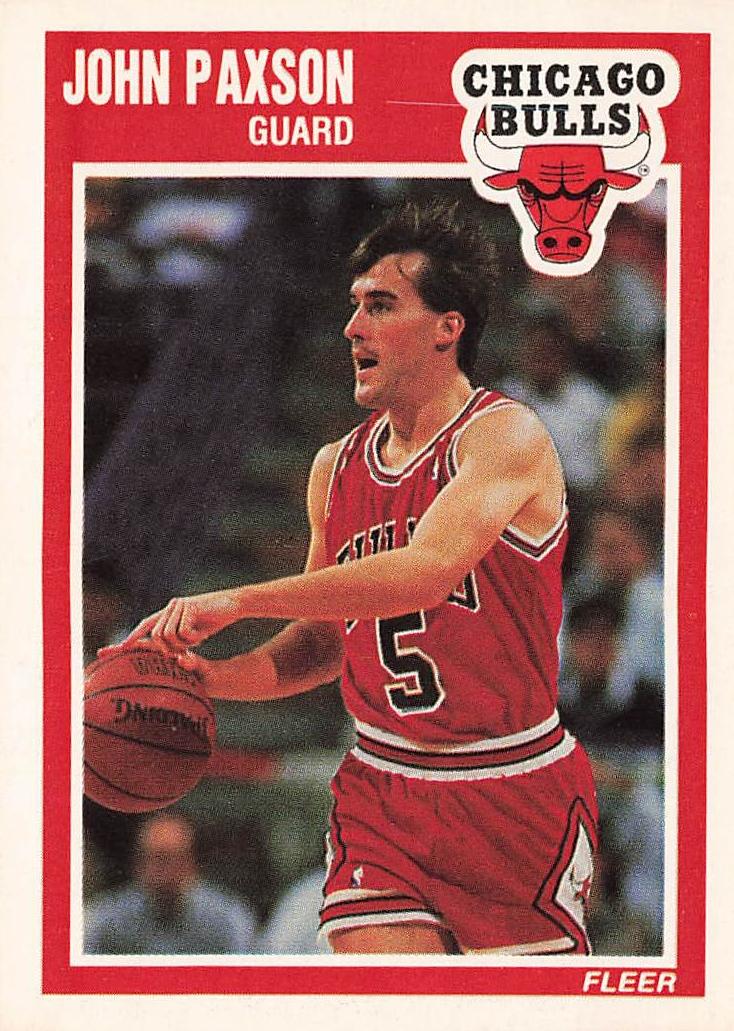 1989 John Paxson #22