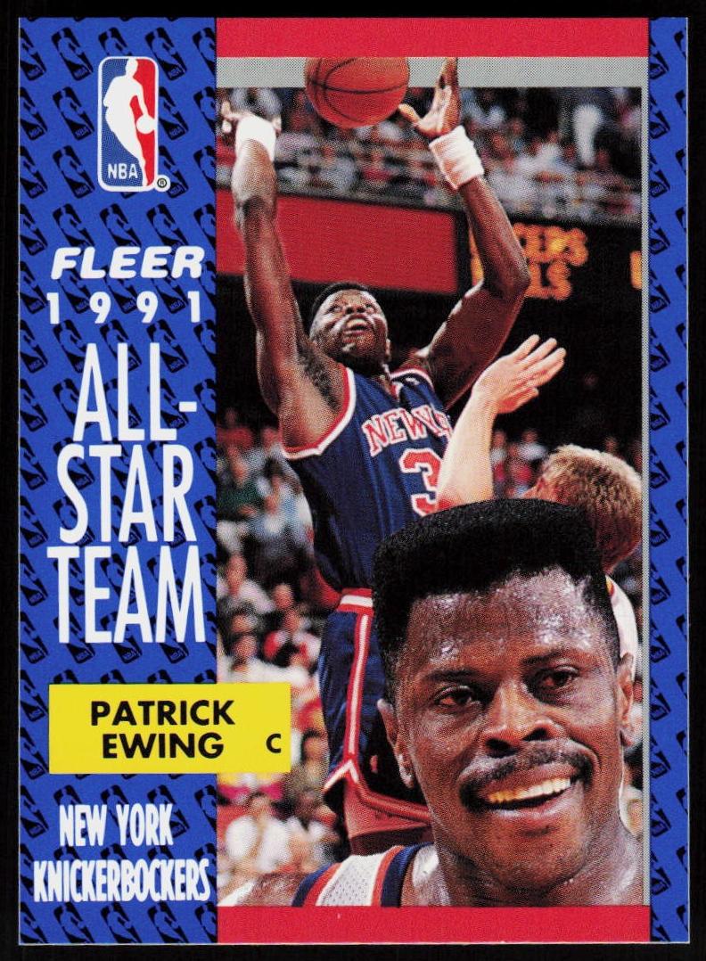 1991 Fleer Patrick Ewing #215 card
