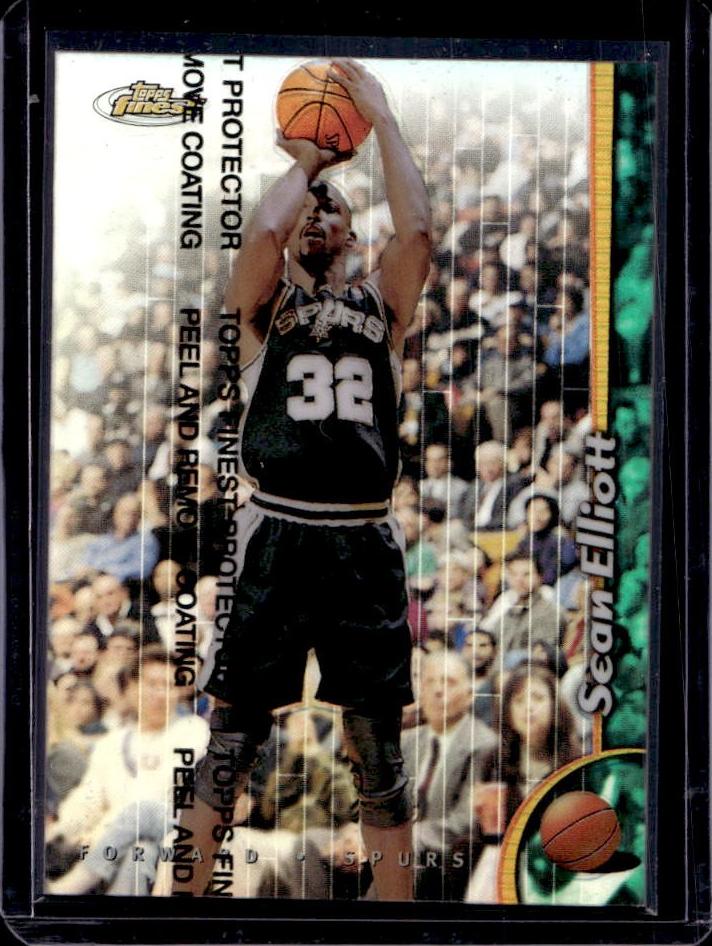 1998 Topps Finest Sean Elliott #176 card